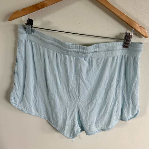 Aspen Dream Womens Pajamas Short Shirt Set Size XL Blue - Picture 6 of 7